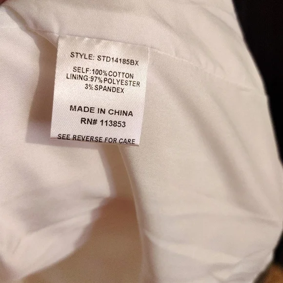 AVARA White Ruffled Cap Sleeve Dress Size XX-Large - Picture 8 of 14